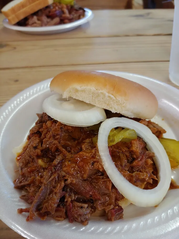 Chopped Brisket Sandwich