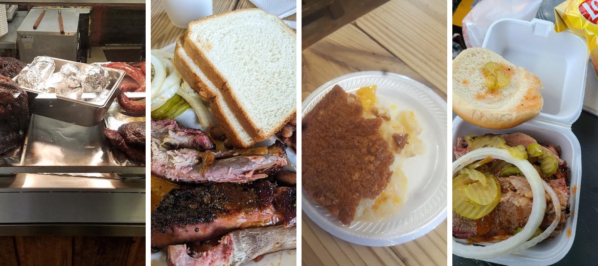 Heavy's Bar B Que Menu
