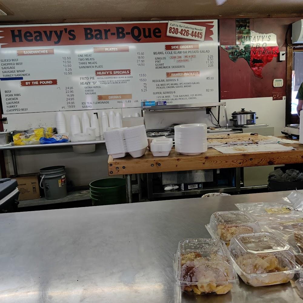Heavy's Bar B Que Menu image 3